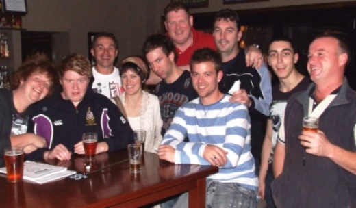 Kris Garland's farewell: L-R: Bede Gannon, Kris Garland, Dean Jukic, Clare Ardern, Ben Thomas, Simon Thornton, Matt Thomas, Jim McKenzie, Daniel McKenzie and Sean O'Kane. *Kris Garland's farewell: L-R: Bede Gannon, Kris Garland, Dean Jukic, Clare Ardern, Ben Thomas, Simon Thornton, Matt Thomas, Jim McKenzie, Daniel McKenzie and Sean O'Kane.